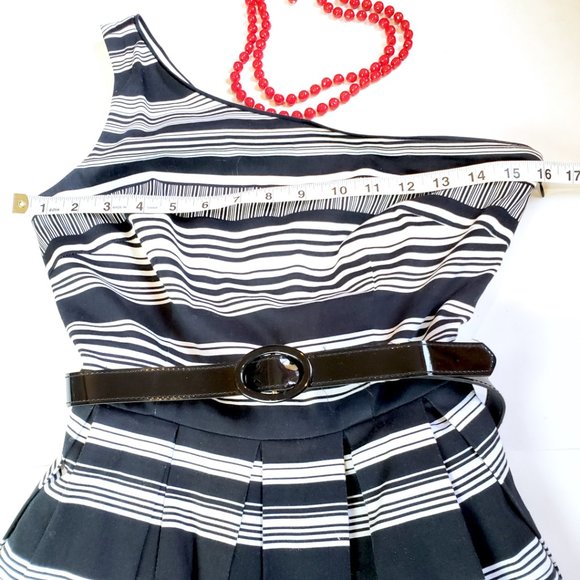 White House Black Market one shoulder dress, 2 - Picture 3 of 8